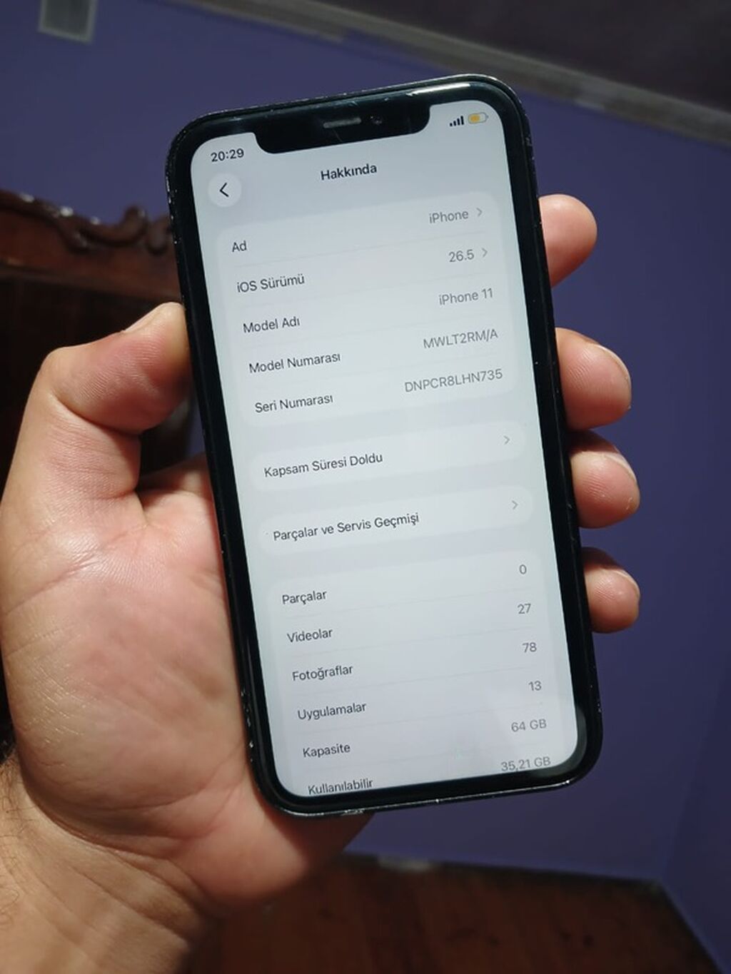 IPhone 11, 64 GB, Qara, Face ID — Apple iPhone, Bakı (8)