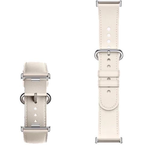 Kəmər Xiaomi Leather Quick Release Strap Cream White BHR8015GL — Bakı