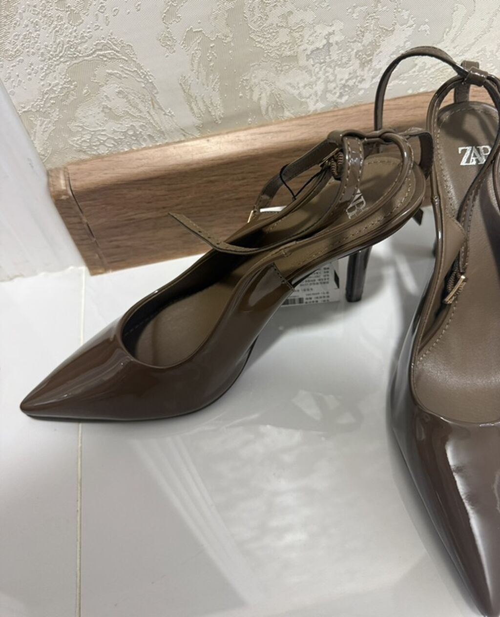 Tuflilər, Zara, Ölçü: 38, rəng - Qəhvəyi, Yeni — Şəxsi əşyalar, Bakı (5)