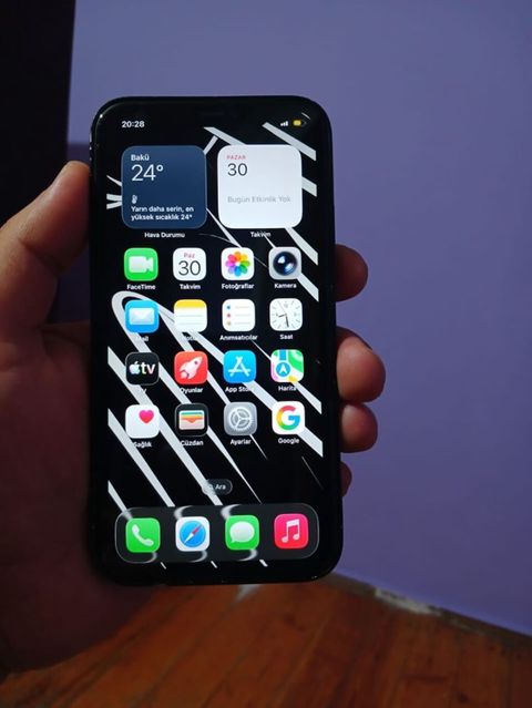 IPhone 11, 64 GB, Qara, Face ID — Bakı