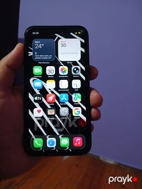 IPhone 11, 64 GB, Qara, Face ID