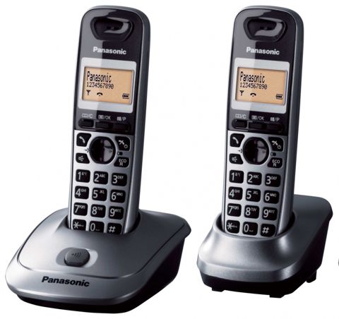 Ev telefonu Panasonic KX-TG2512UAM Metallic — Bakı