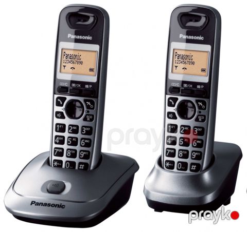 Ev telefonu Panasonic KX-TG2512UAM Metallic — Bakı