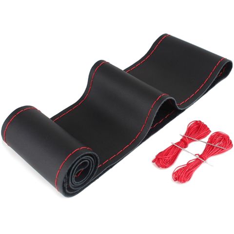 Sükan üçün örtük Nurmani 38 sm Black, Red Thread — Bakı