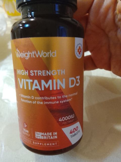 Məhsul: WeightWorld High Strength Vitamin D3 - Formul: D vitamini D3 — Bakı
