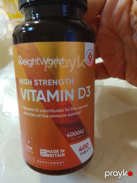 Məhsul: WeightWorld High Strength Vitamin D3 - Formul: D vitamini D3 — Bakı