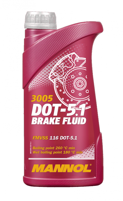 Əyləc mayesi Mannol 3005 DOT 5.1 0.5lt Plastik — Bakı