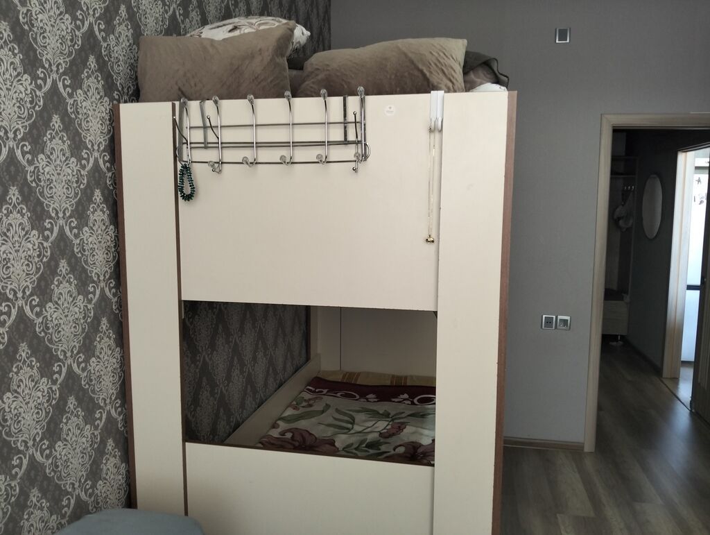 İki mərtəbəli çarpayı – saxlama bölməli pilləkənlə - Model: iki — Mebel, Bakı (5)