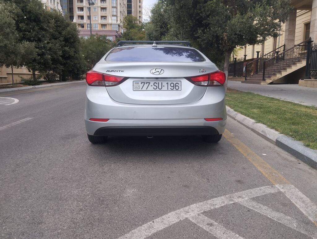 Hyundai Avante: 1.6 l 2015 il Sedan — Avto, Bakı (4)