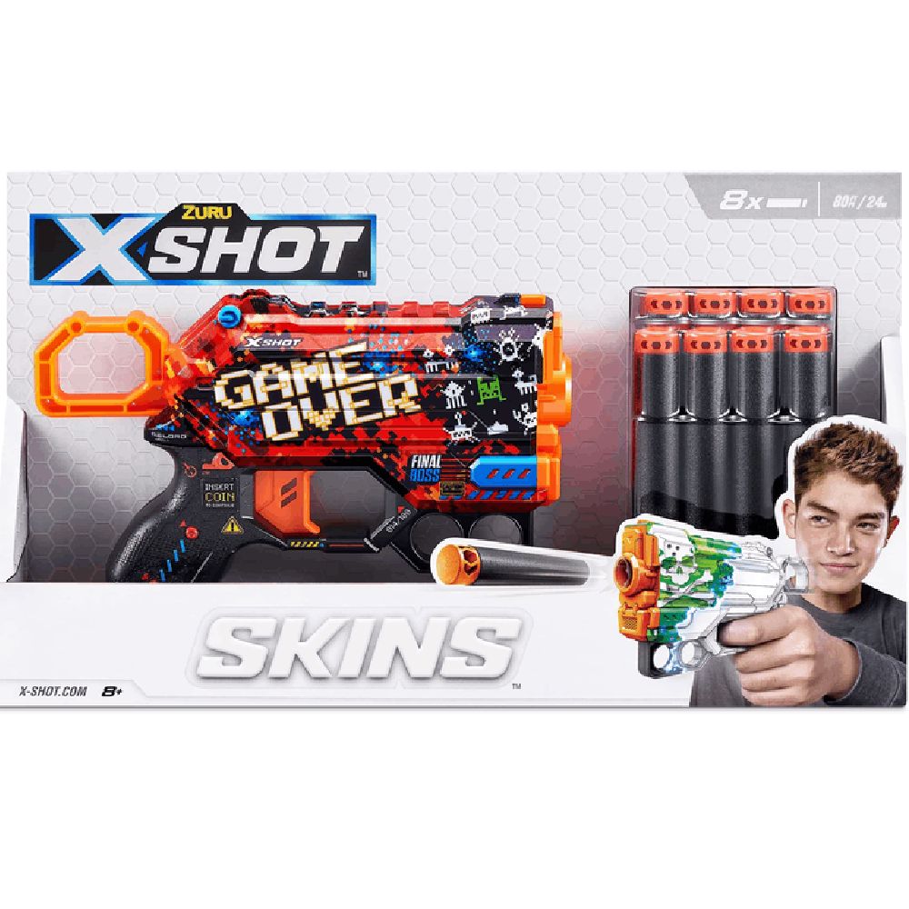 Zuru INT-S001-X-Shot Skins Menace (8 Dart) 193052039217 — Mallar, Bakı (2)