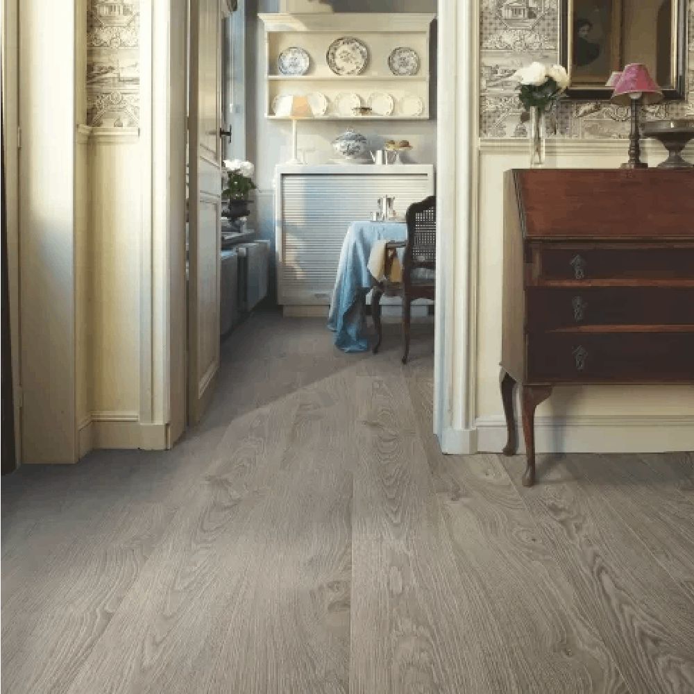 Laminat Quick-Step Perspective PER1406 Light Gray Antique OAK Board — Mallar, Bakı (3)
