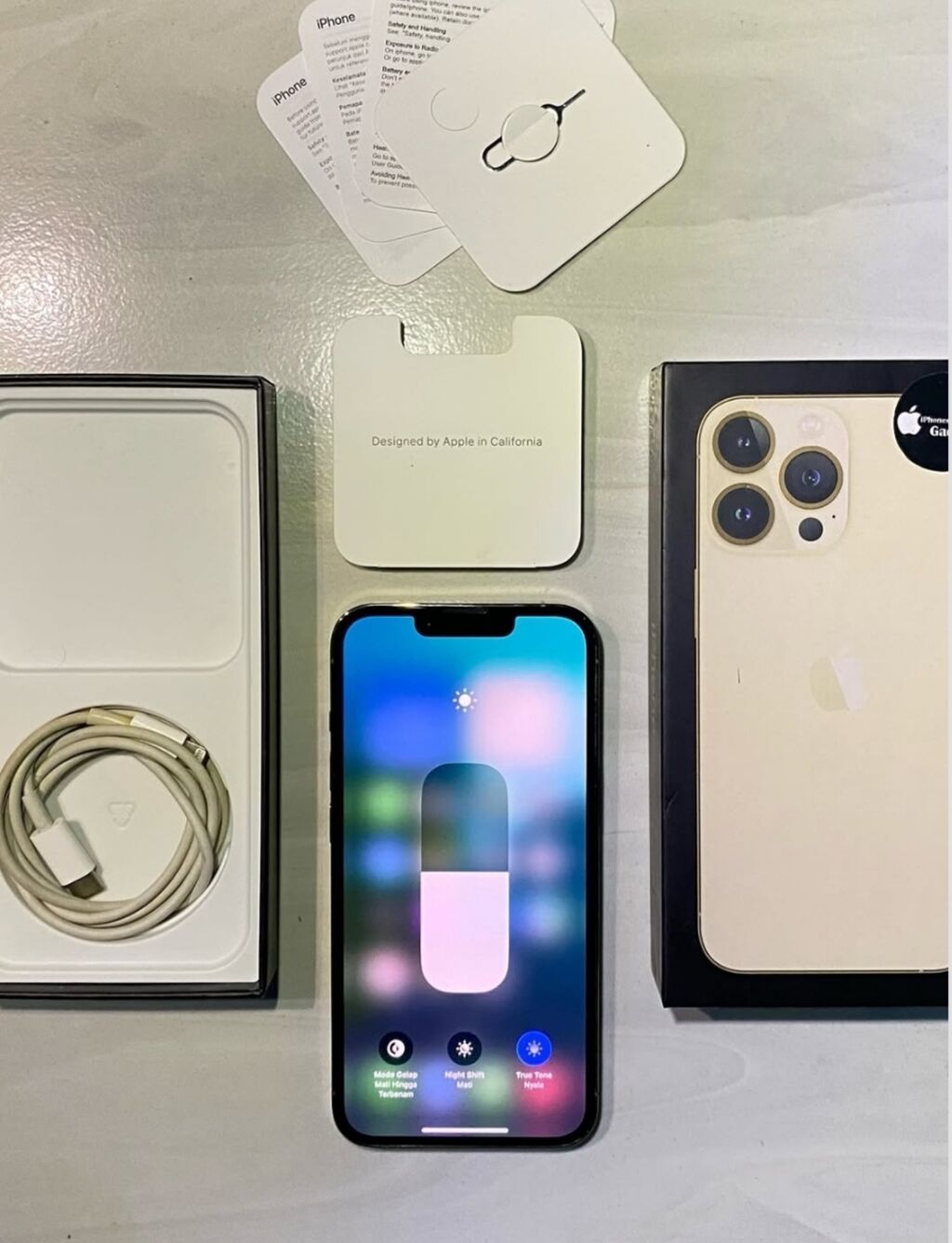 IPhone 13 Pro, 128 GB, Qızılı, Zəmanət, Kredit, Simsiz şarj — Apple iPhone, Bakı (4)