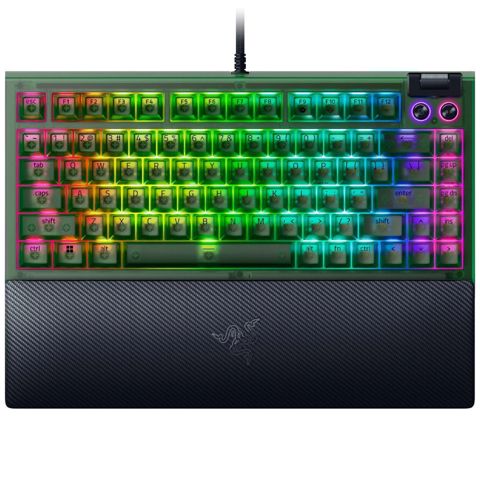 Oyun klaviaturası Razer BlackWidow V4 RZ03-05003300-R3M Phantom Green