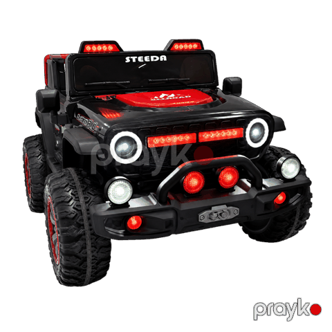 Uşaqlar üçün elektromobil JB-600 Black&Red — Bakı
