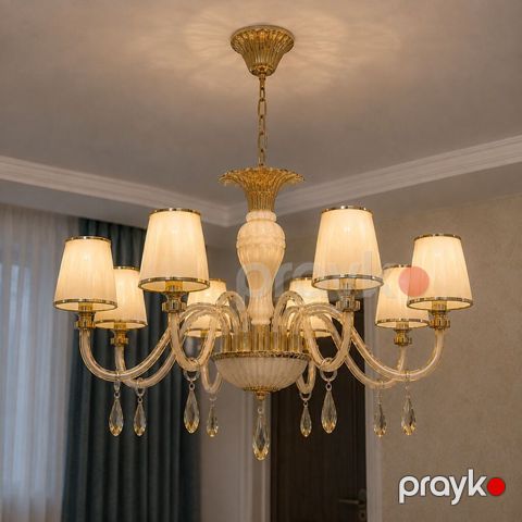 Çılçıraq, 8 lampa, Metal — Masazır