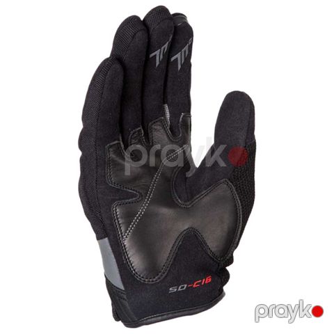 Əlcək seventy degrees glove SD-C16 summer urban man black/grey XL