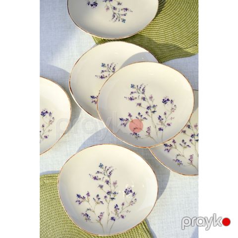 Tort üçün dəst Tabak Evi Pebble Lila 6 parça PBL6PTPRS995 8684531601763 — Bakı