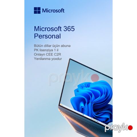 Microsoft 365 Personal 1Y (PC or MAC) — Bakı