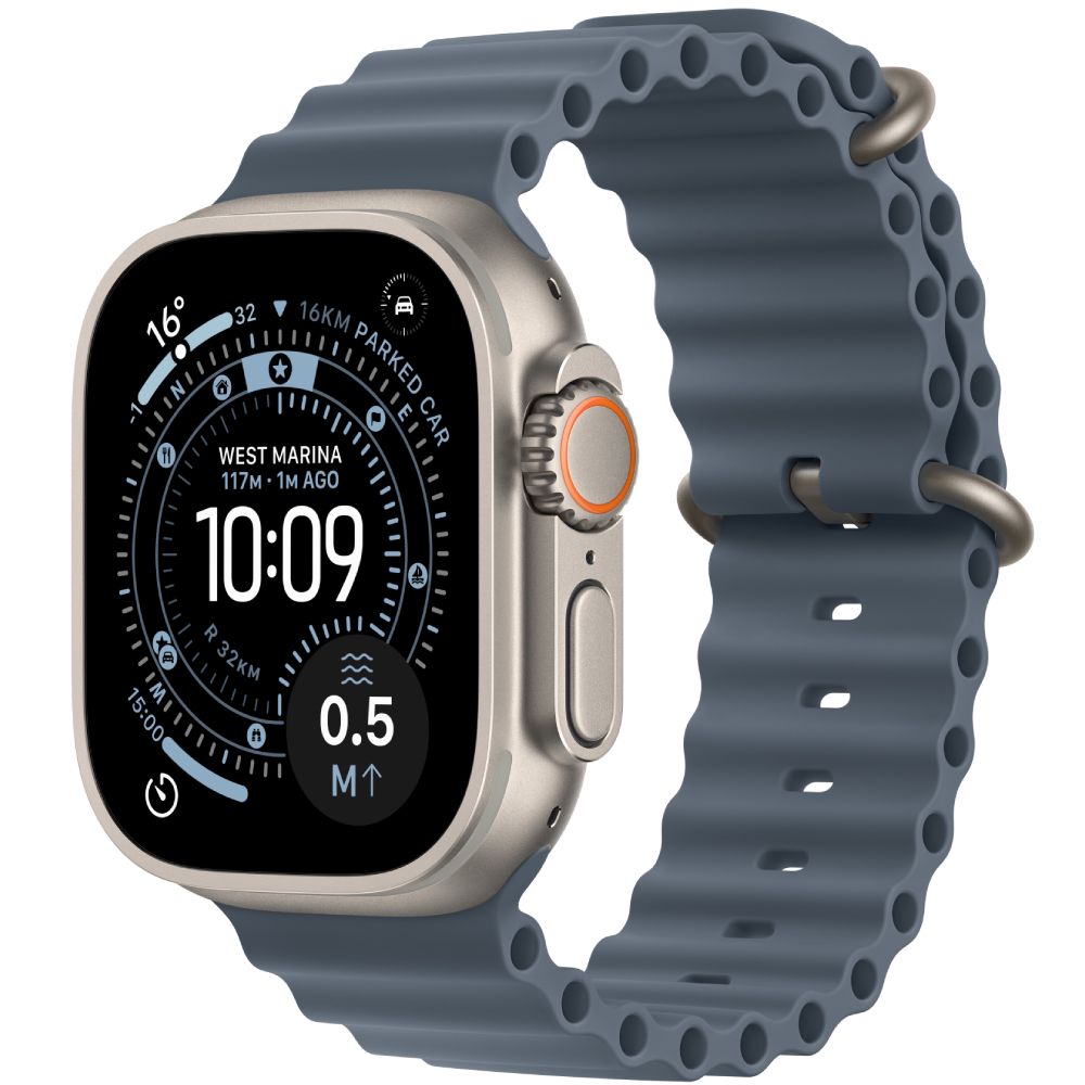 Smart saat Apple Watch Ultra 3 Cellular 49mm MEWH4QI/A Natural Titanium — Uşaq smart saatları, Bakı