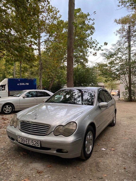 Mercedes C 200, 2.2 L, 2000 il, 658 432 km — Avtomobillər, Mingəçevir (2)
