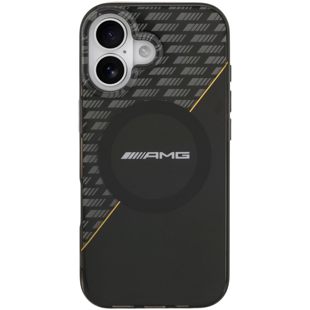 Qoruyucu örtük AMG iPhone 17 W/MagSafe AMHMP17S24HRDKY Black, Yellow — Çexollər, Bakı (2)