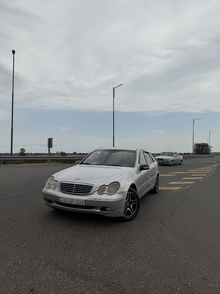 Mercedes C 200, 2.0 L, 2001 il, 358 000 km — Avtomobillər, Bakı (6)