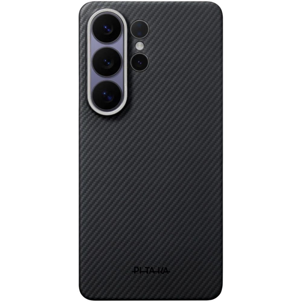 Qoruyucu örtük Pitaka Samsung Galaxy S26 Ultra 600D Edge ACAQOR871502 Black, Grey — Çexollər, Bakı (2)
