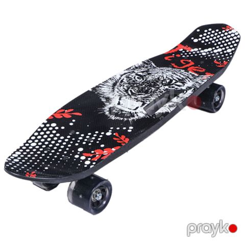 Skateboard XL HT-128S Handle Tiger White Black — Bakı