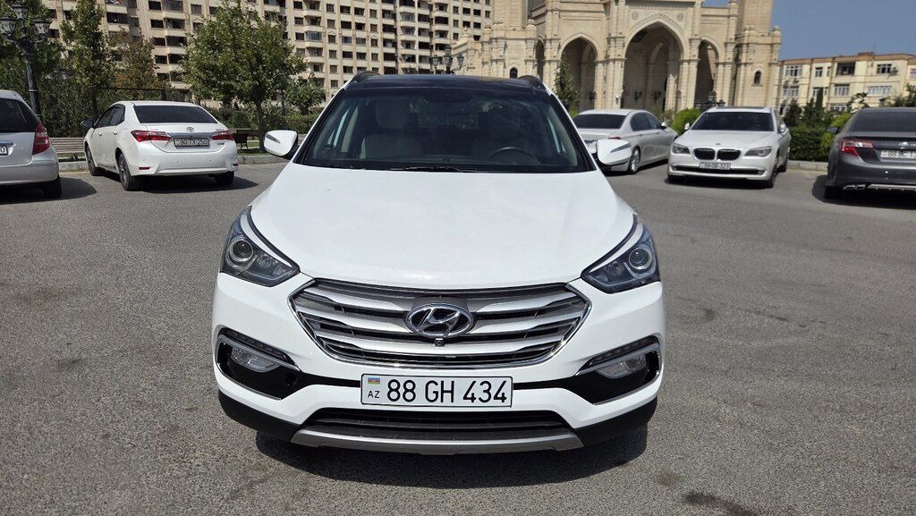 Hyundai Santa Fe, 2.0 L, 2017 il, 79 000 km — Avtomobillər, Bakı