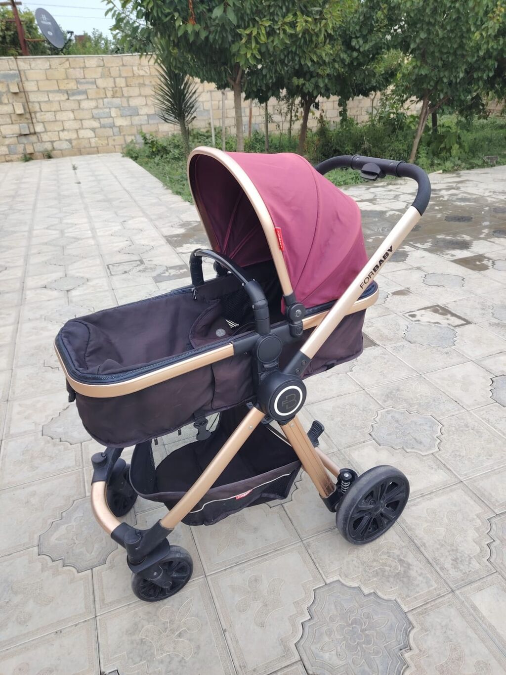 Uşaq arabası - Marka/model: ForBaby (çərçivədə loqo) Ideal — Mallar, Bakı (3)