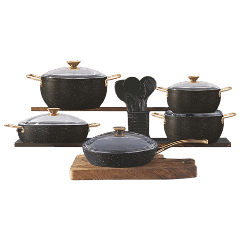 Bonera vogue ındıksıon 16 parça qara — Bakı