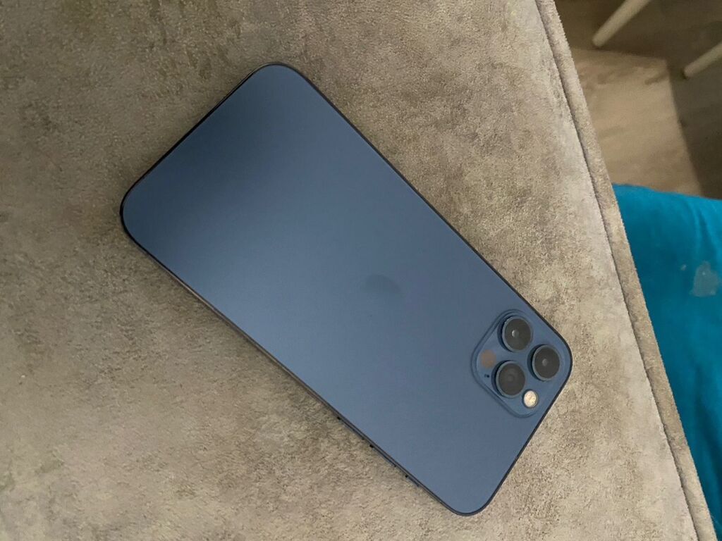 IPhone 12 Pro, Pacific Blue, Simsiz şarj — Apple iPhone, Saray (4)