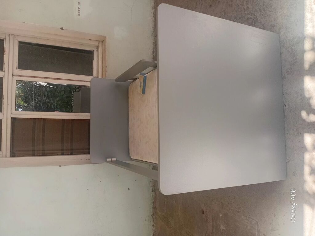 Uşaq çarpayısı və döşək dəsti - Rəng: boz - Material: laminat/MDF — Mebel, Bakı (2)