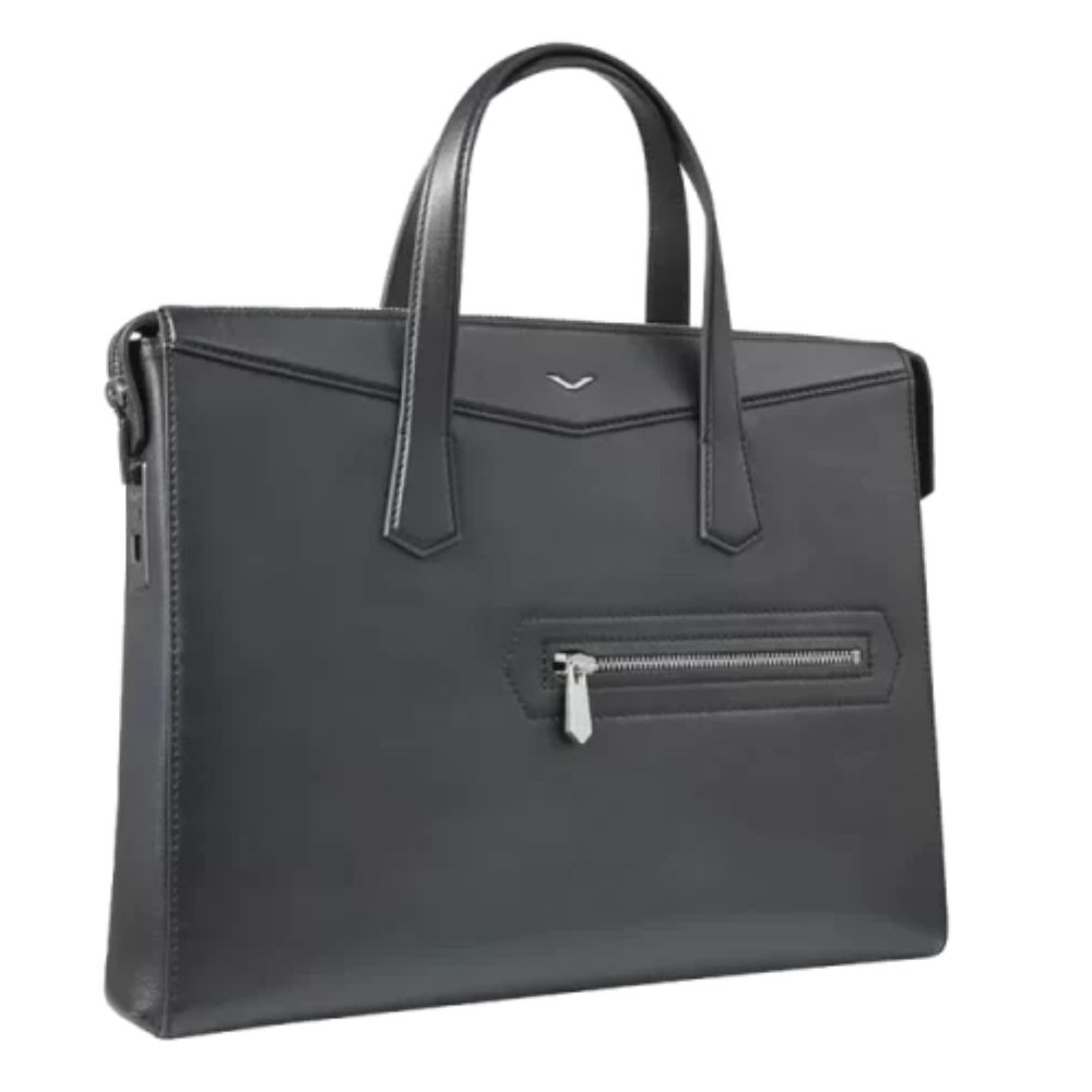Əl çantası Vertu Mens Black Briefcase Leather Bag HB-MR-N01-014-HW — Çantalar, Bakı (2)