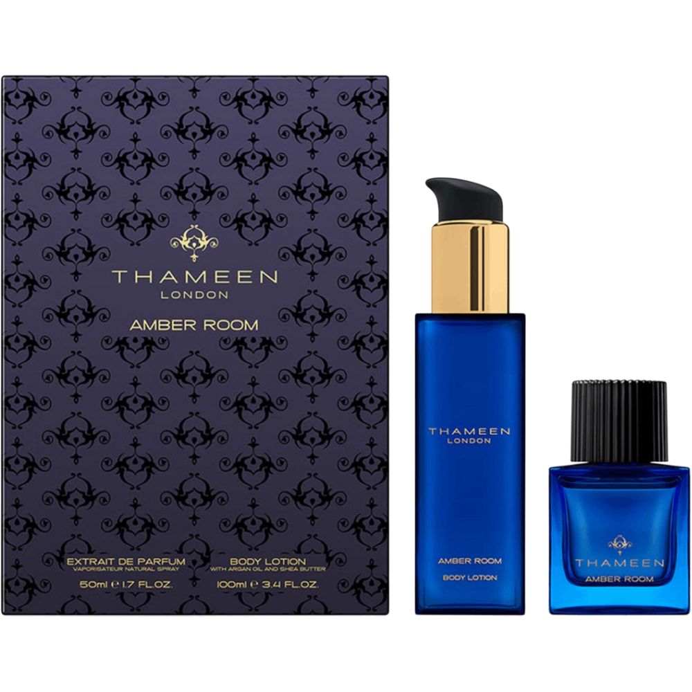 Uniseks parfüm Thameen Amber Room EDP 50 ml + Bədən losyonu 100 ml ARGSBL1 — Mallar, Bakı (2)