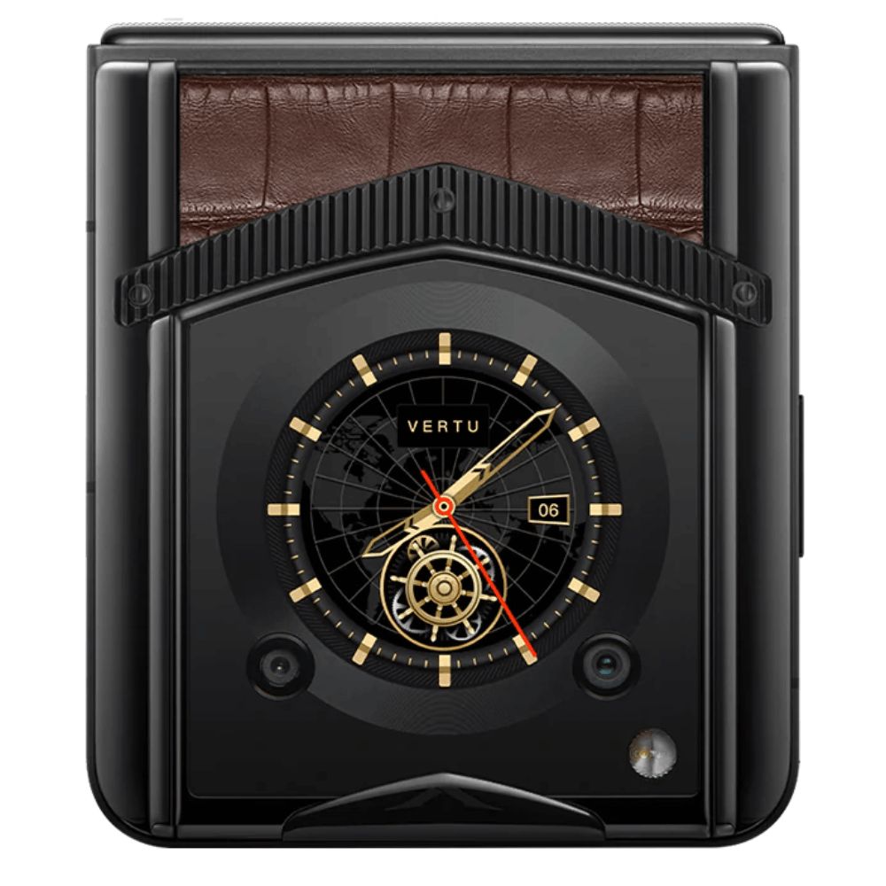 Vertu IronFlip Alli 12/512 GB Amber Brown — Smartfonlar, Bakı (3)