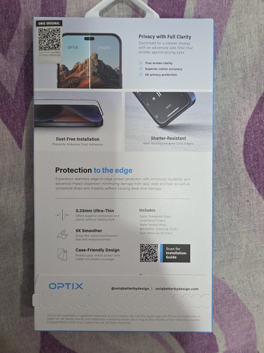 Apple iPhone 17 Pro Max üçün ekran qoruyucu — Smartfonlar, Bakı (3)