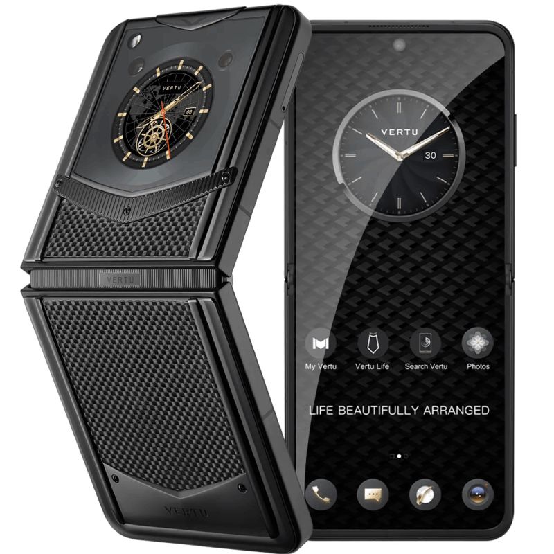 Vertu IronFlip Carbon 12/512 GB Texture Taffeta — Smartfonlar, Bakı (2)