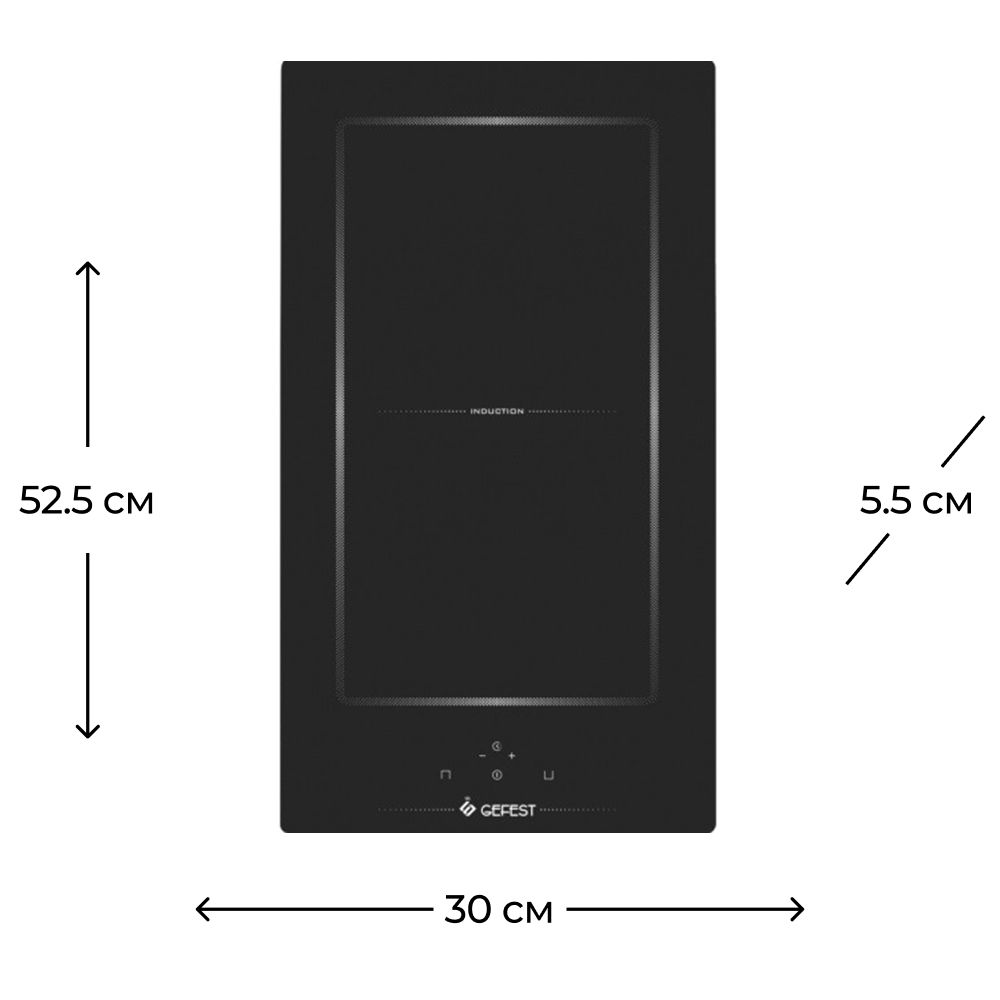 İnduksion plitə Gefest 4001 — Mətbəx texnikası, Bakı (5)