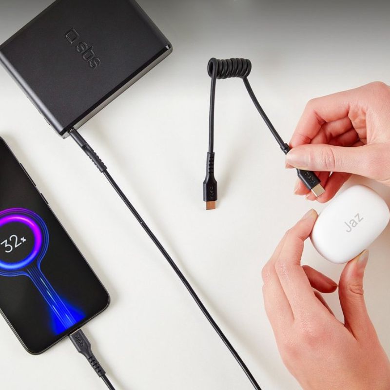 Naqil dəsti SBS USB Type-C to USB Type-C 3×0.5 / 1 / 2 m TEKITCC3IN1K — Mallar, Bakı (2)