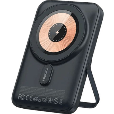 Recci Mechanic RPB-W08 Wireless 10000 mAh Black — Bakı