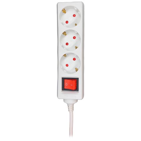 Uzadıcı Voltam 1.5 m VP-01 3 Way Germany Type Power Strip — Bakı
