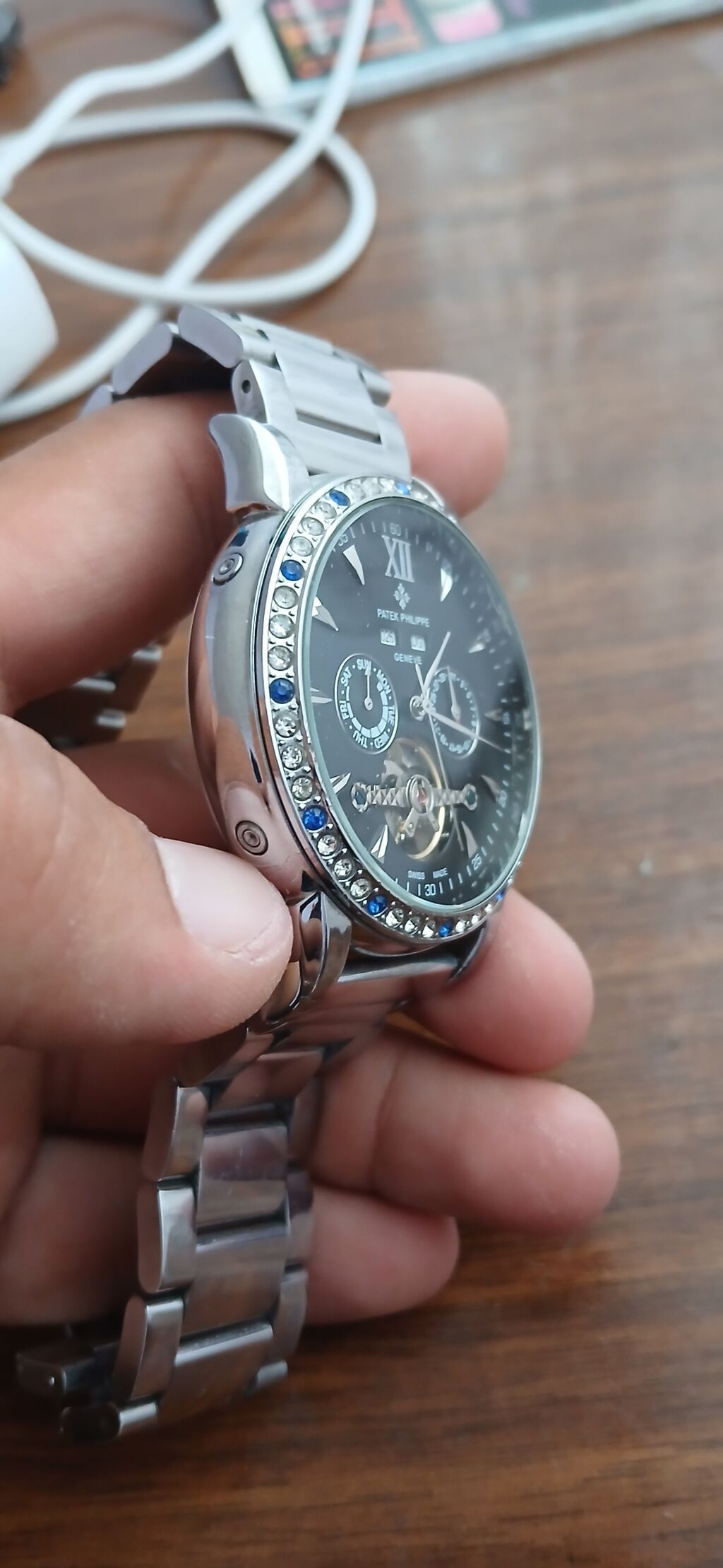 Yeni, Qol saatı, Patek Phillipe, rəng - Gümüşü — Qol saatları, Goranboy (3)