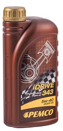 Mühərrik yağı Pemco Idrive 343 SAE 5W-40 1L Special — Bakı