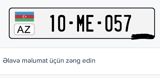 Avtomobil qeydiyyat nişanı - 10-ME-057 — Регистрационные номера