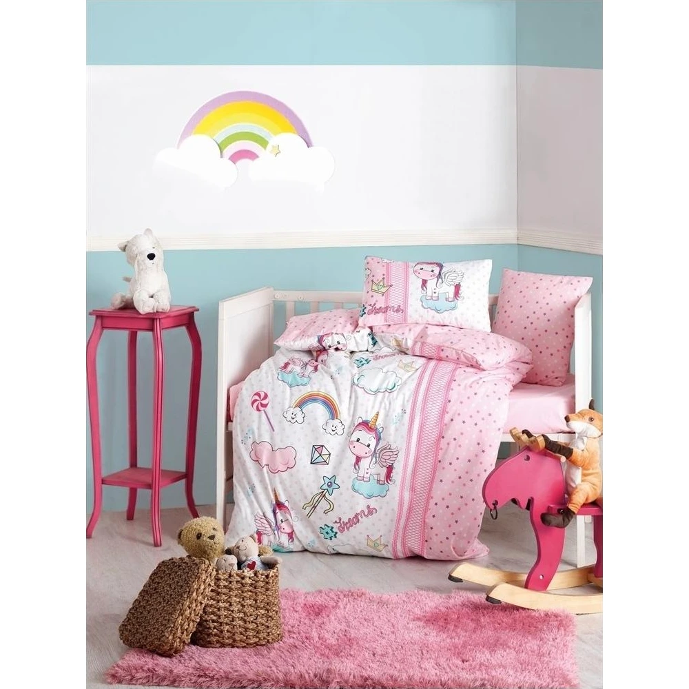 Uşaq yataq dəsti Cotton box Baby Line Unicorn — Mallar