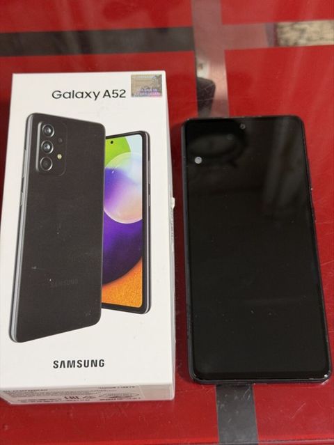 Samsung Galaxy A52, 128 GB, rəng - Qara, Barmaq izi, Face ID — Bakı