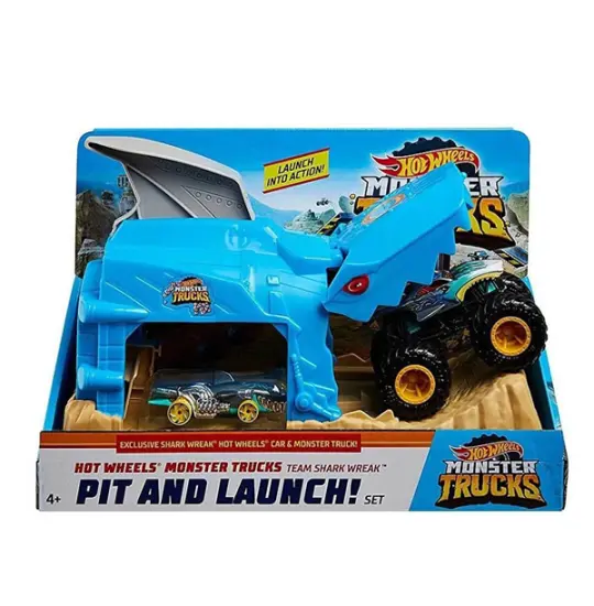 Hot Wheels Monster Trucks Team Shark Wreak GKY01-979C GKY01 GKY03 — Bakı