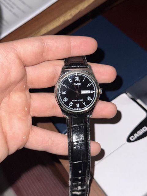 Casio klassik qol saatı (originaldir) - Brend: Casio - Rəng: qara — Bakı