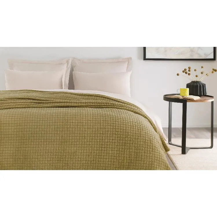Örtük Puffy Trinyty 200x220 sm, Wellsoft Yağ Yeşili (50503000002344) — Bakı